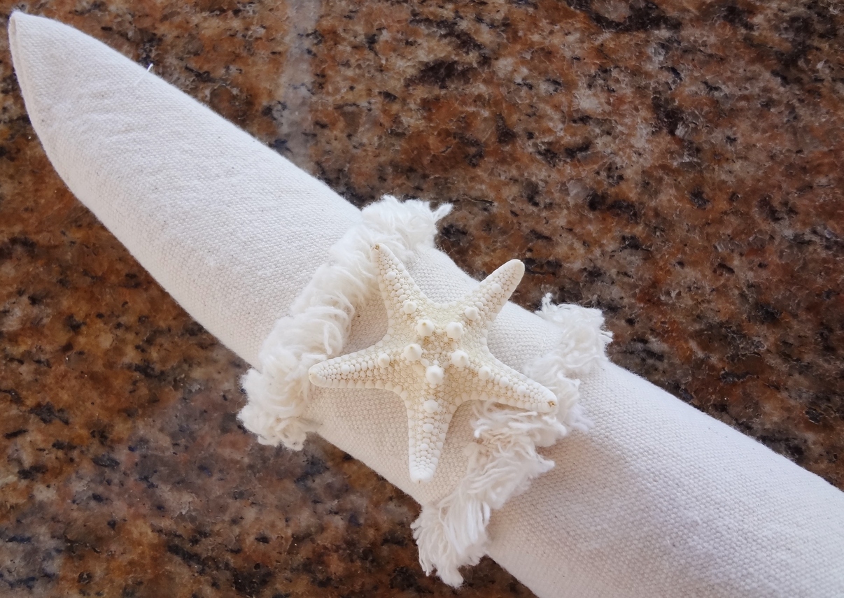 Starfish Napkin Rings (4)