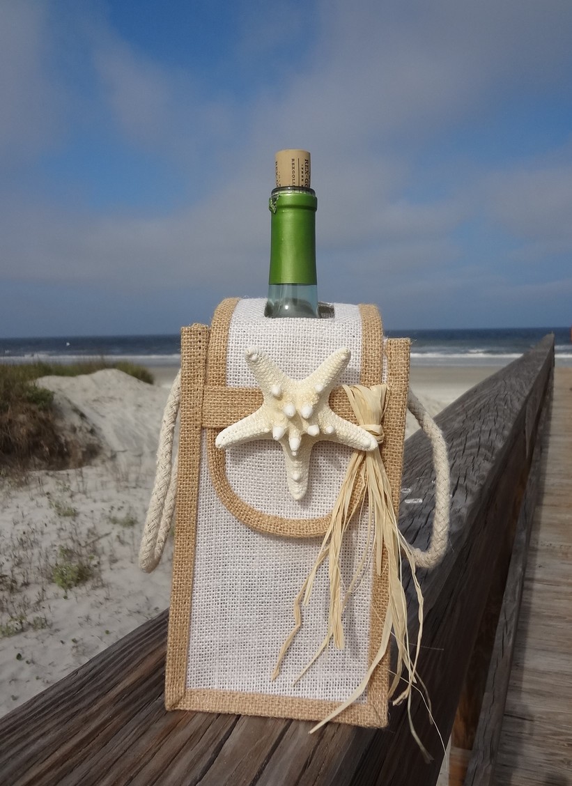  Wine Bottle Bag-Single W/Flap